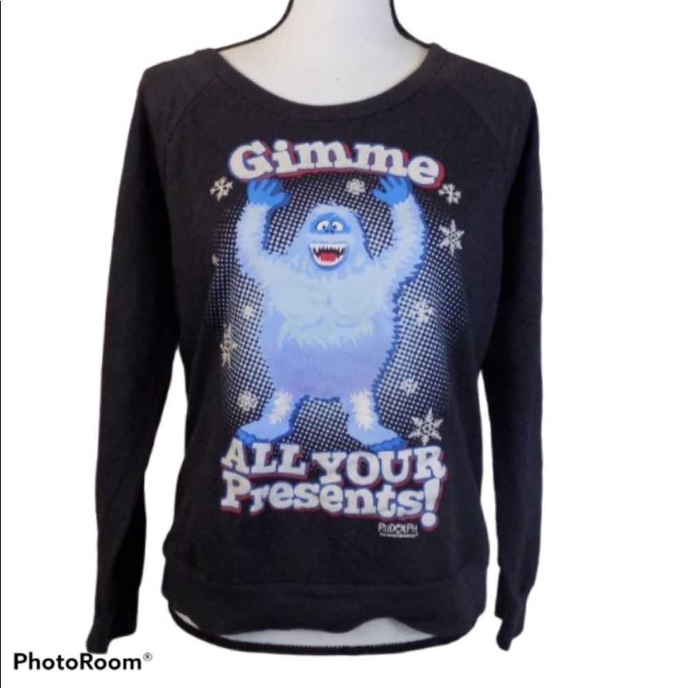 Crewneck pull over sweatshirt size large Christmas design